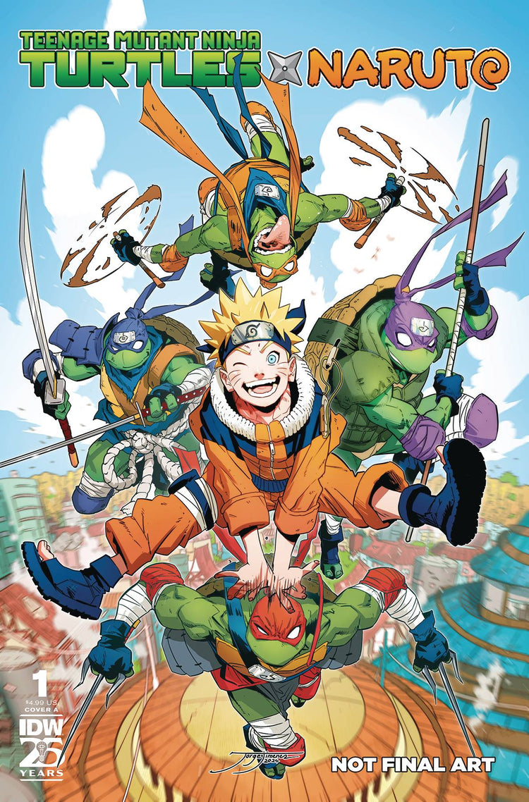 Teenage Mutant Ninja Turtles X Naruto (2024 IDW)