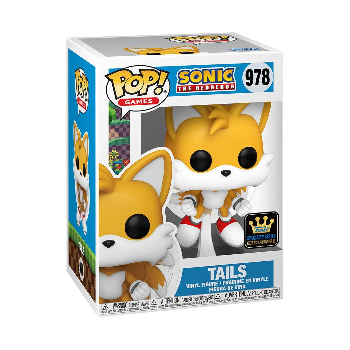 Funko Pop! Games: Sonic the Hedgehog - Tails #978 Specialty Series