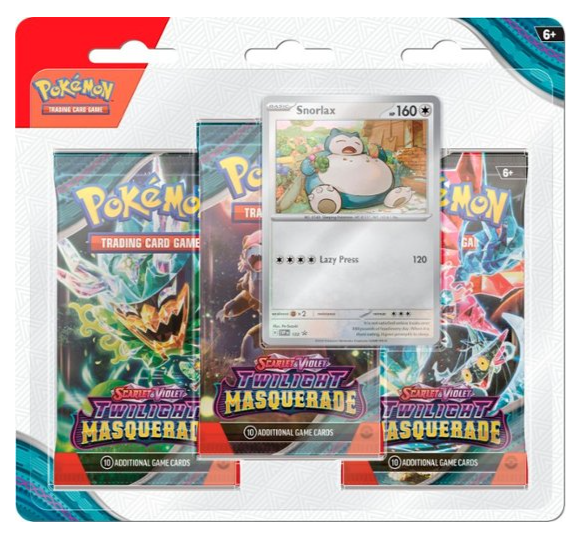 Pokémon TCG: Scarlet & Violet - Twilight Masquerade - Three-Booster Blister