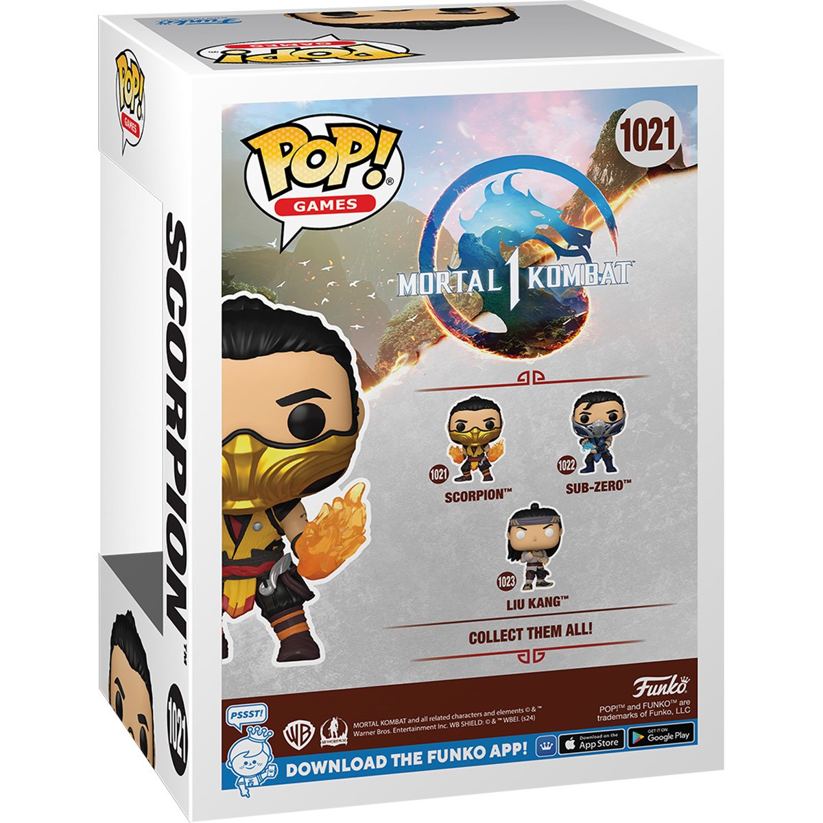 Funko Pop! Games: Mortal Kombat 1 - Scorpion #1021