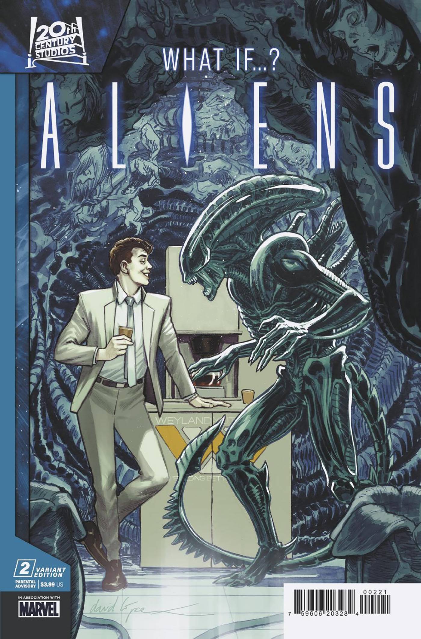 Aliens What if, Issue #2 DAVID LOPEZ VAR