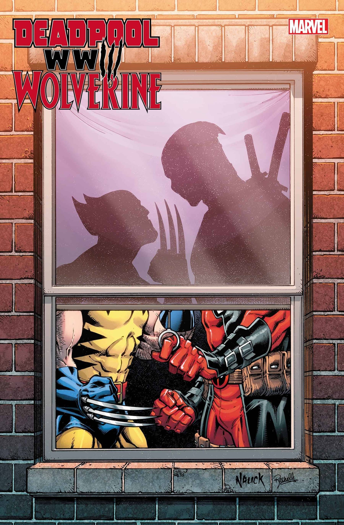 Deadpool Wolverine WWIII, Issue #1 TODD NAUCK WINDOWSHADES VAR