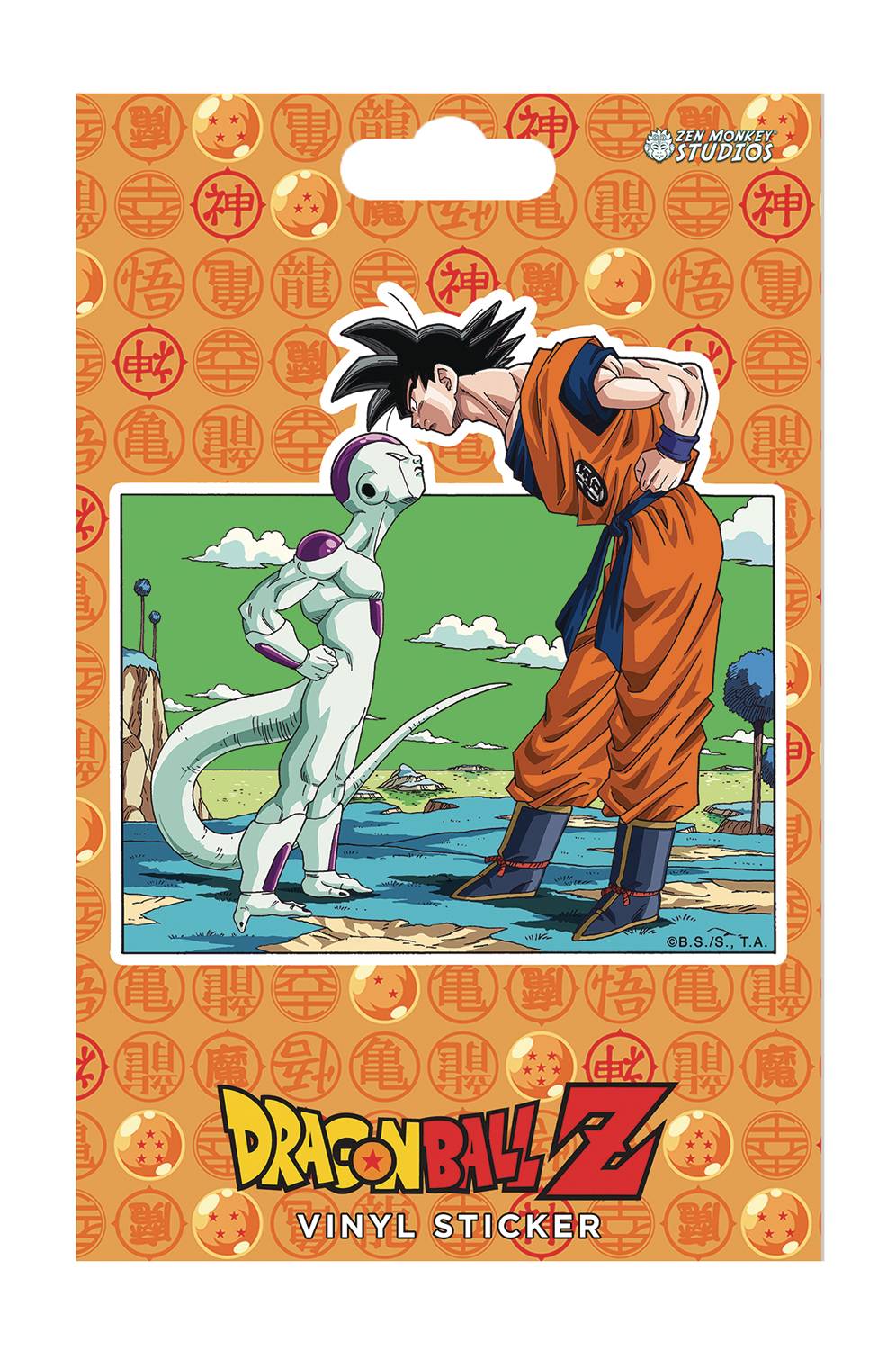 Dragon Ball Z: Goku vs Frieza - Vinyl Sticker