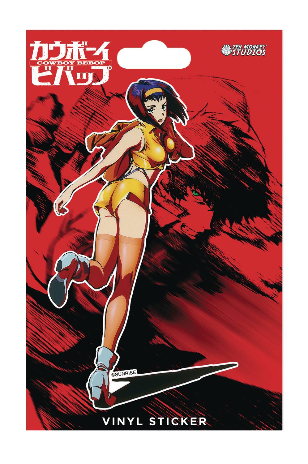 Cowboy Bebop: Faye Running - Vinyl Sticker