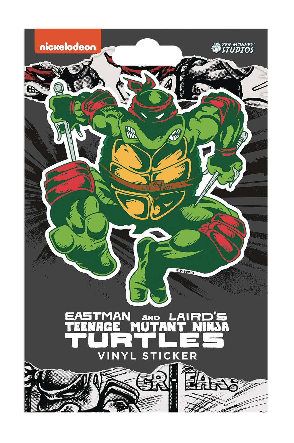 Teenage Mutant Ninja Turtles (TMNT) - Classic Comic: Raphael - Vinyl Sticker