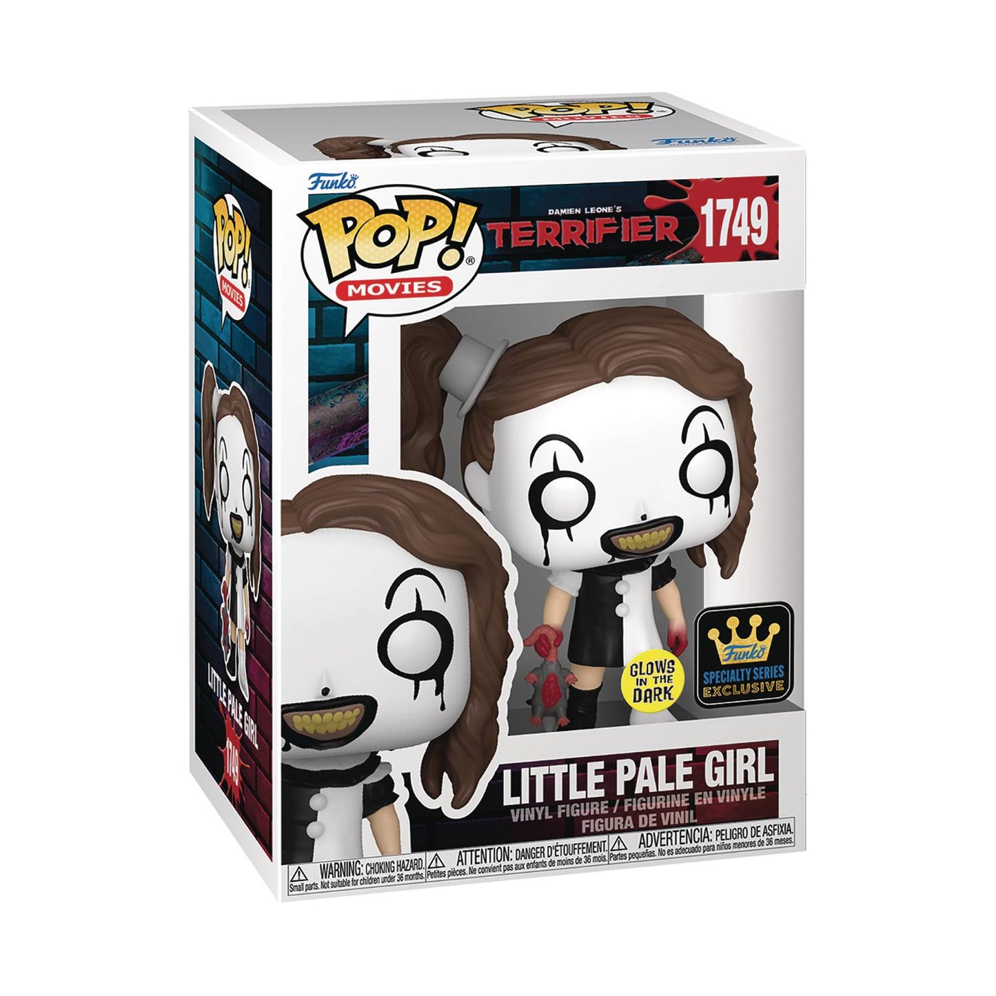 Funko Pop! Movies: Terrifier - Little Pale Girl GITD #1749 (Specialty Series Exclusive)