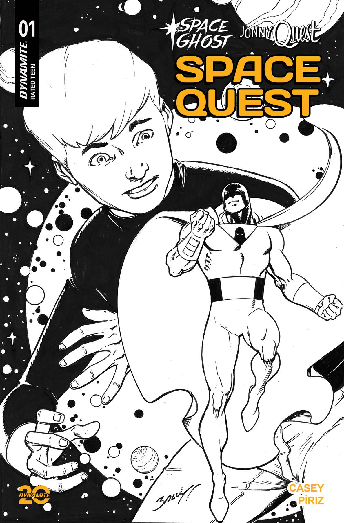 Space Ghost, Jonny Quest: Space Quest, Issue #1 CVR M 10 COPY INCV BA