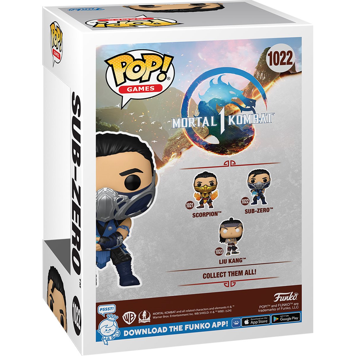 Funko Pop! Games: Mortal Kombat 1 - Sub-Zero #1022