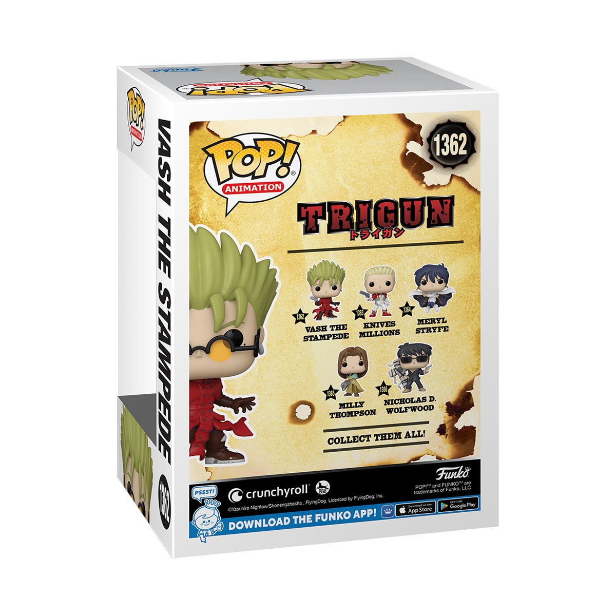 Funko Pop! Animation: Trigun - Vash the Stampede #1362