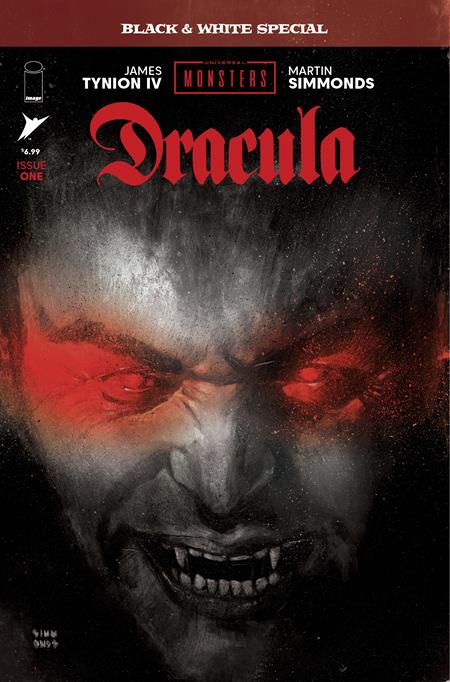 Universal Monsters Dracula Black and White Special (2025 Image)