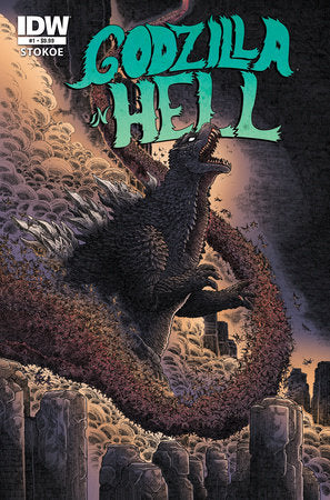 Godzilla 70th Anniversary Foil Classics Godzilla in Hell (2025 IDW)