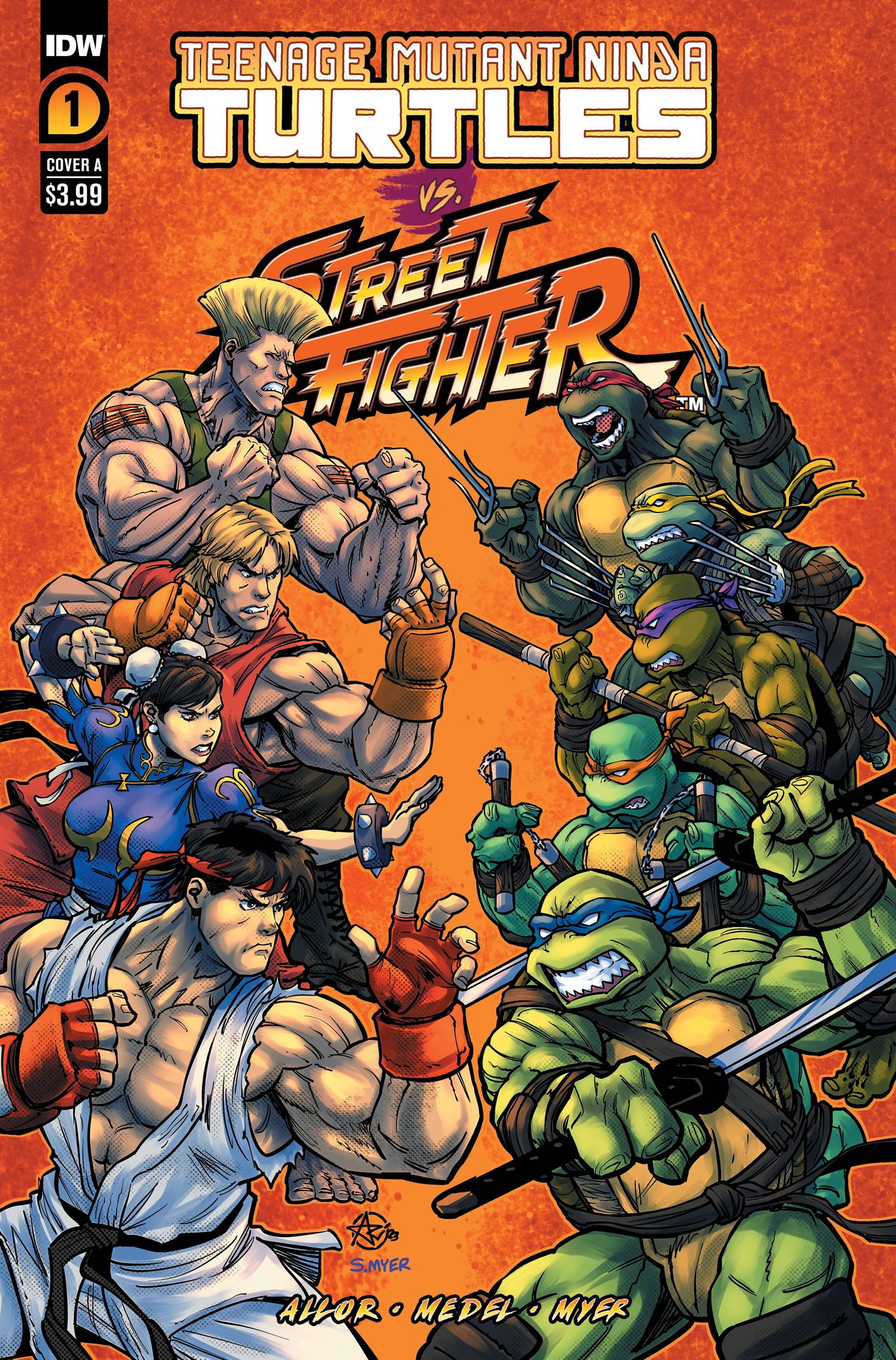 Teenage Mutant Ninja Turtles vs. Street Fighter (2023 IDW)