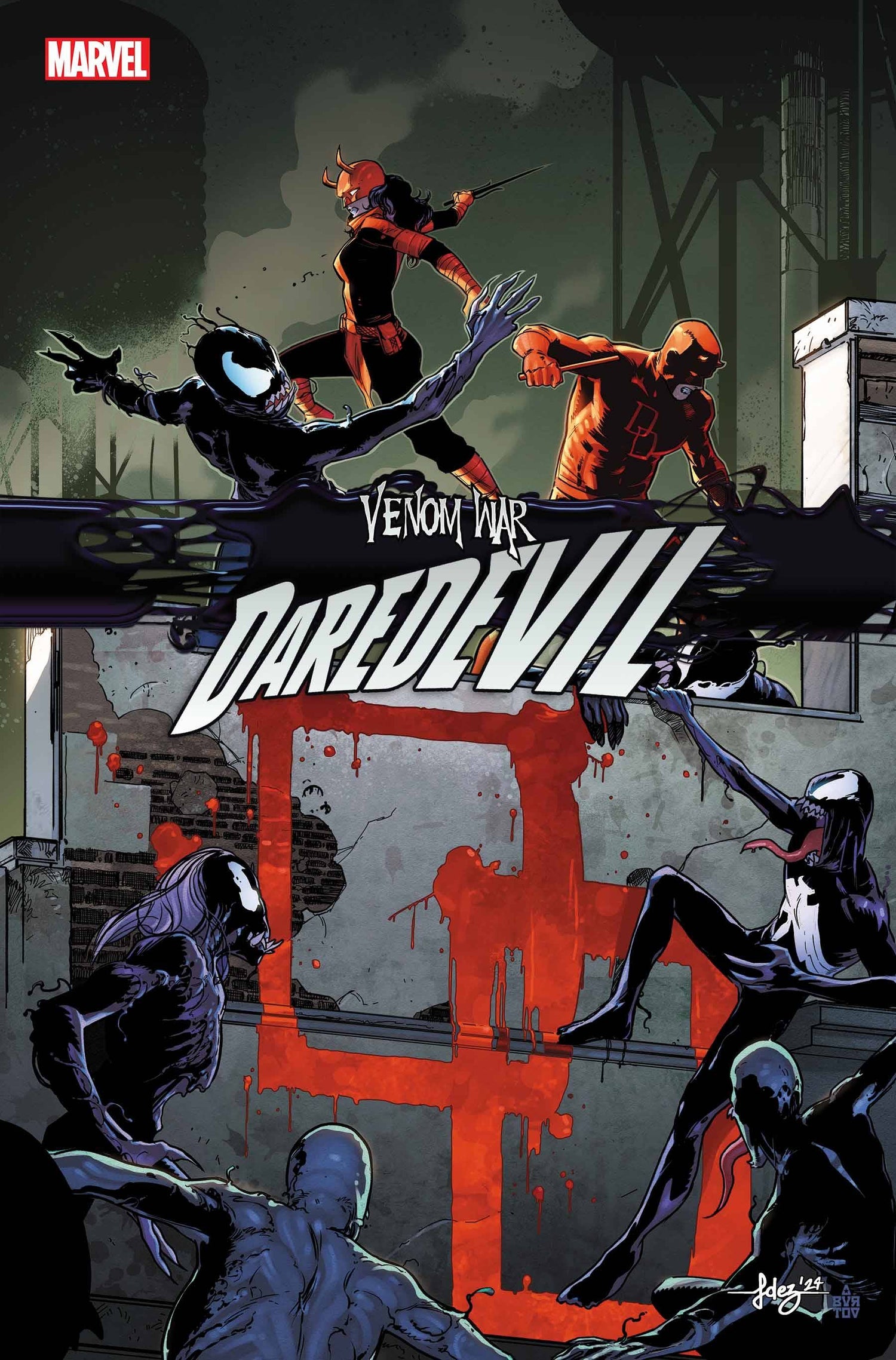 Venom War Daredevil (2024 Marvel)
