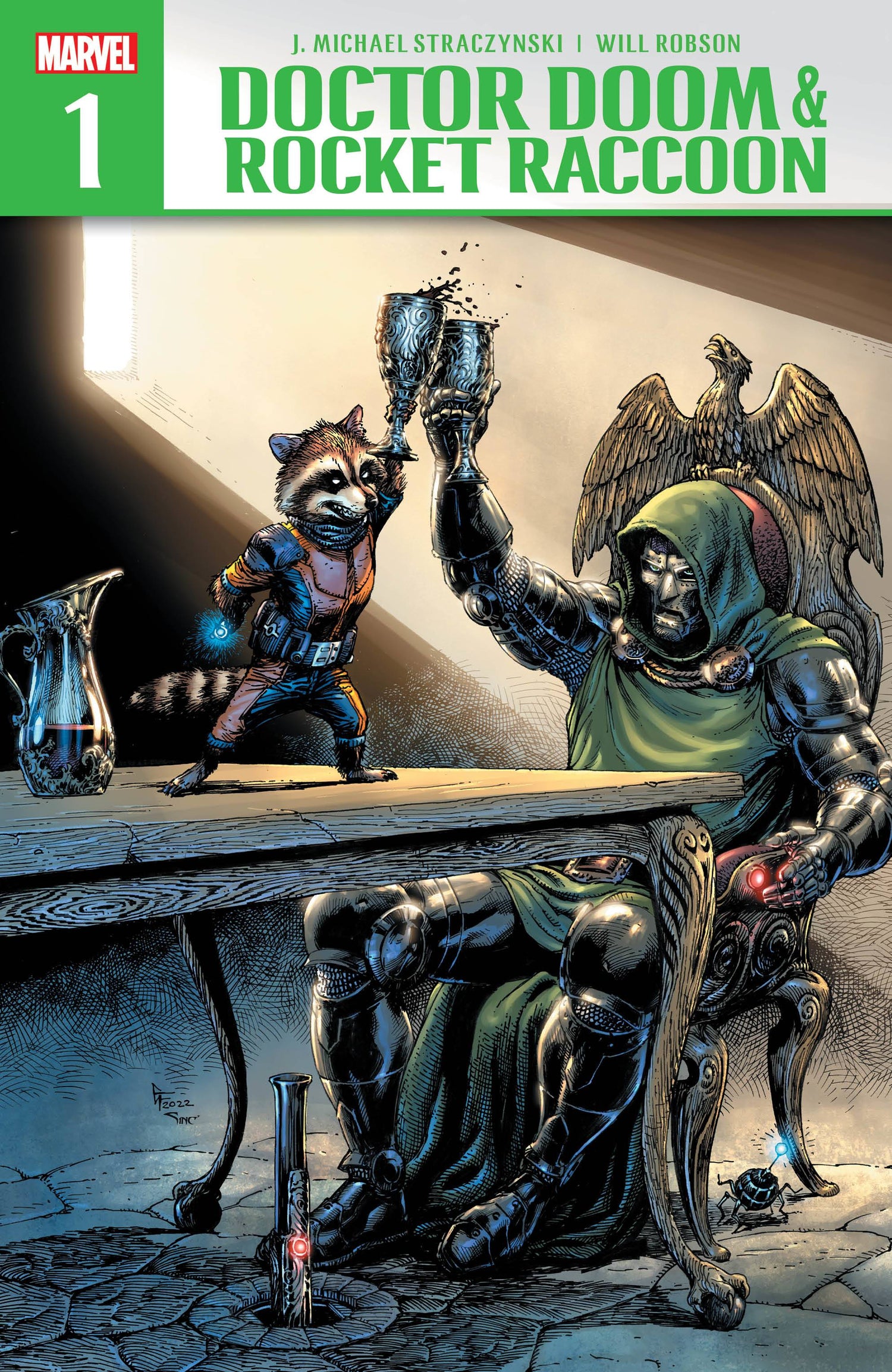 Doctor Doom and Rocket Raccoon (2025 Marvel)