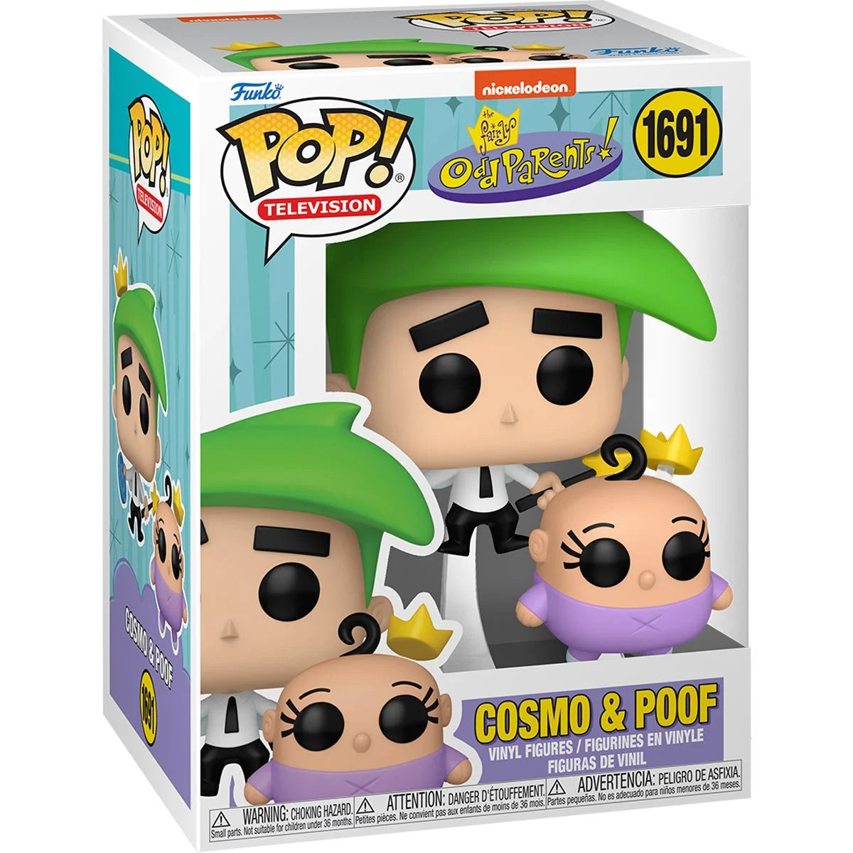 Funko Pop! Television: Fairly OddParents - Cosmo & Poof #1691