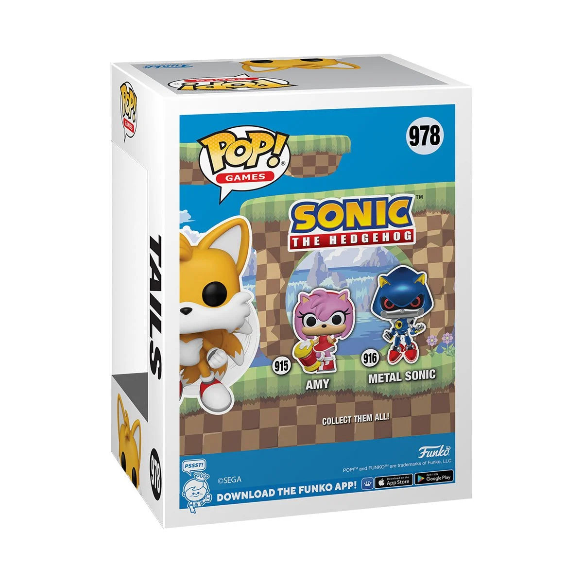 Funko Pop! Games: Sonic the Hedgehog - Tails #978 Specialty Series