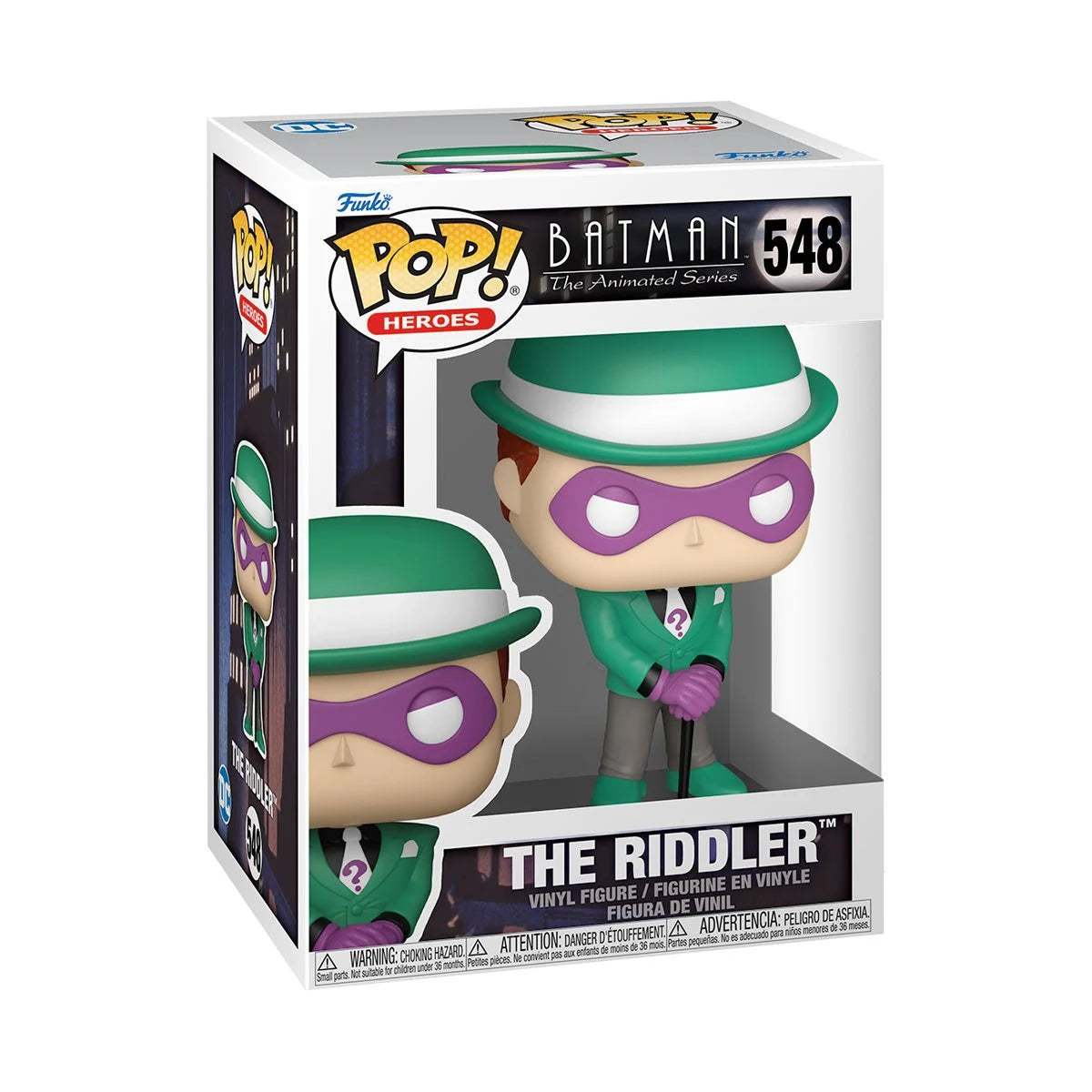Funko Pop! Heroes: Batman the Animated Series - The Riddler #548