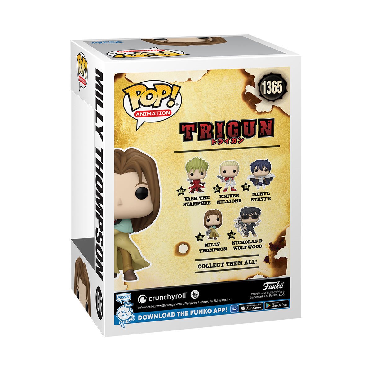 Funko Pop! Animation: Trigun - Milly Thompson  #1365
